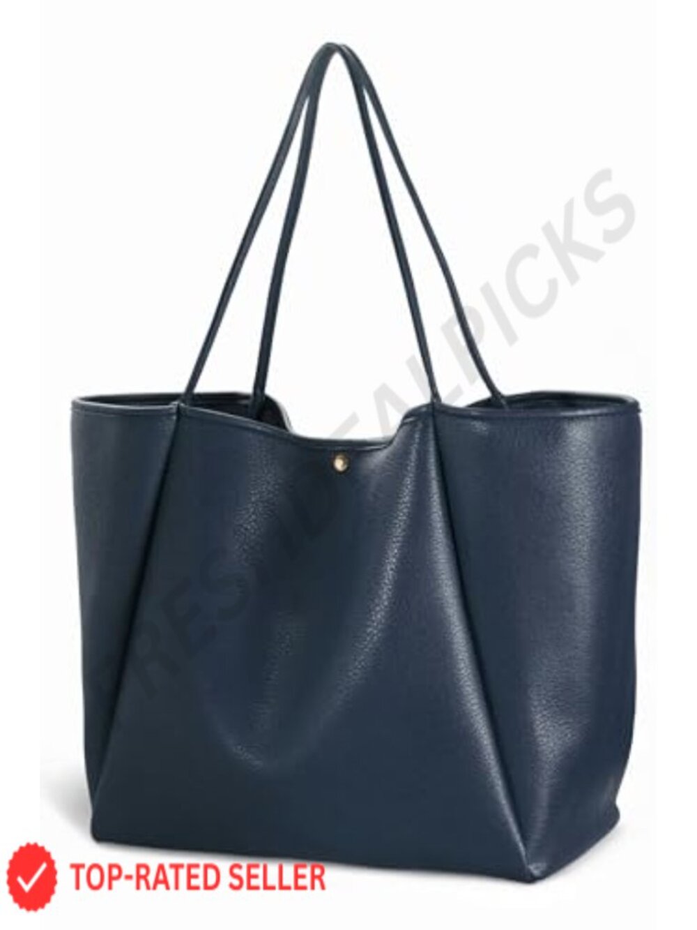 Oversize PU Leather Tote Bag Women Weekender Travel Shopper Handbag